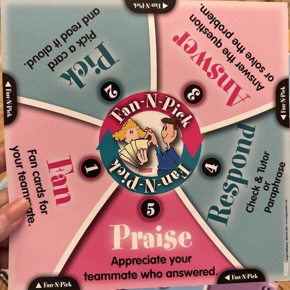 Kagan Strategy Classroom Group Table Mats 2-sided New Teacher Resources All Ages - Picture 5 of 8
